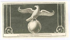Vogel Fresco – Radierung von Giuseppe Aloja – 18. Jahrhundert