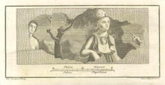 Giuseppe Aloja: „Antiquitäten des Herculaneum“, römisches Fresken, 18. Jahrhundert