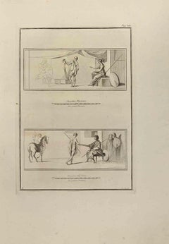 The Fury of Achilles – Radierung von  Giuseppe Aloja – 18. Jahrhundert