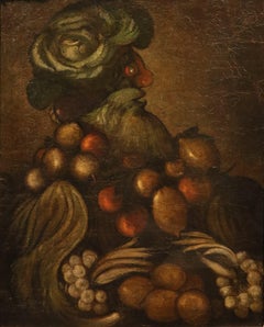 Allegory Winter Arcimboldo Still-life Paint 17/18th Century Oil on canvas Italy