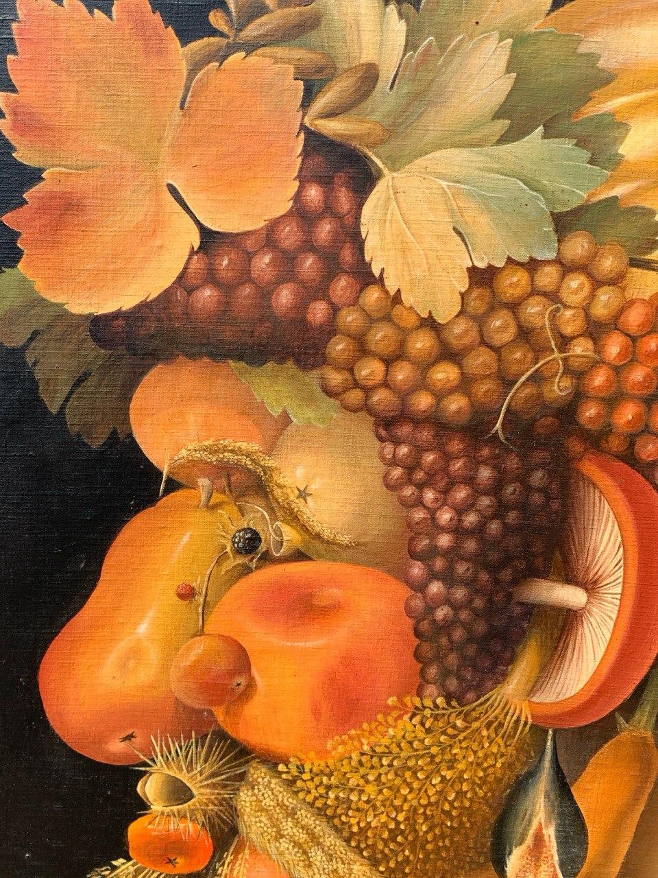 Seguace di Giuseppe Arcimboldo - Pittura di figura del primo Novecento - Autunno 2