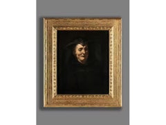 Giuseppe Assereto, Porträt einer älteren Frau, Öl auf Leinwand, 17. Jahrhundert