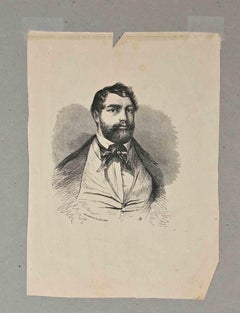 The Portrait - Lithograph by Giuseppe Balbiani - 19th Century