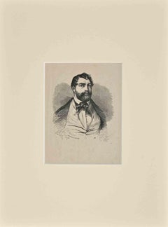 The Portrait - Lithograph by Giuseppe Balbiani - 19th Century