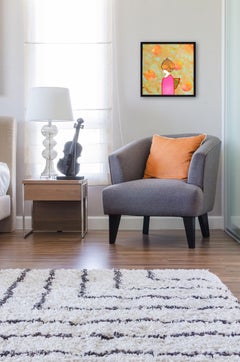 La Donna Di Persia - Quadro figurativo testurizzato con cornice