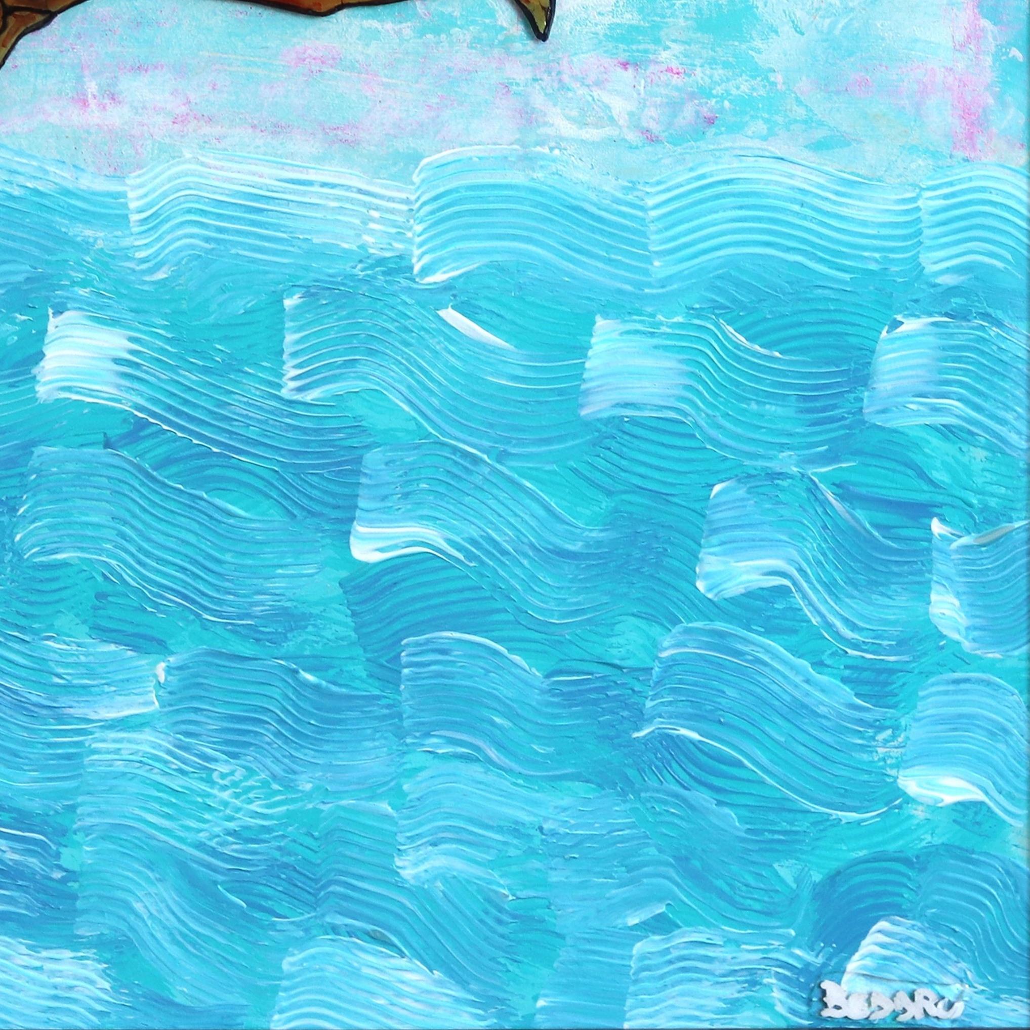 The World Is Mine - Ocean Inspired Painting For Sale 5