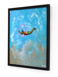 The Young Diver - Ocean Inspired Painting