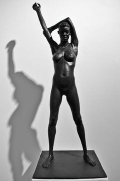 Used Giuseppe Bergomi "Cronografia-Corpo N°7" 1/6 Bronze Contemporary Art Sculpture