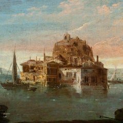 Giuseppe Bernardino Bison (Venetian) - Late 18th century landscape painting