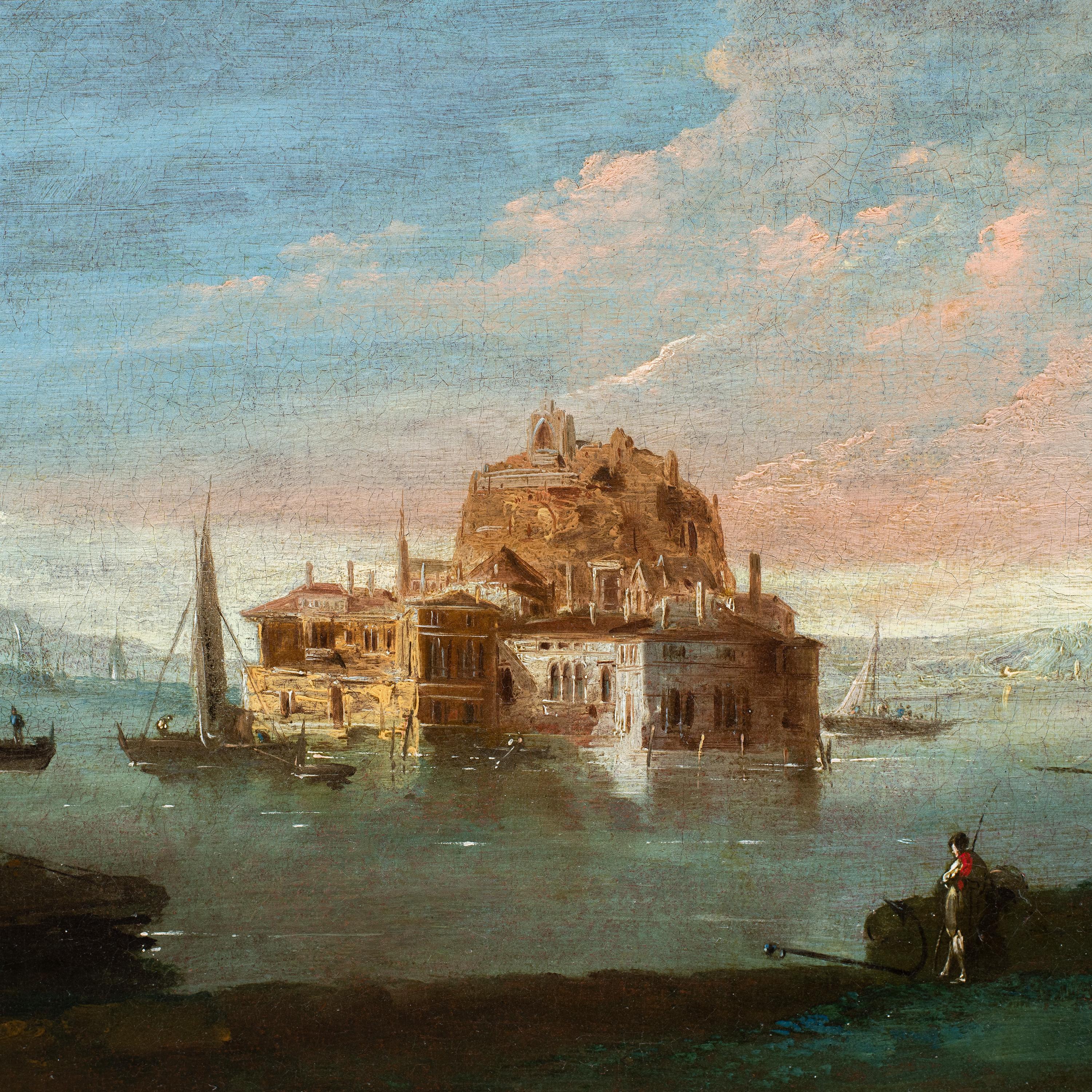 Giuseppe Bernardino Bison (Venetian master) - 18th century landscape painting For Sale 2