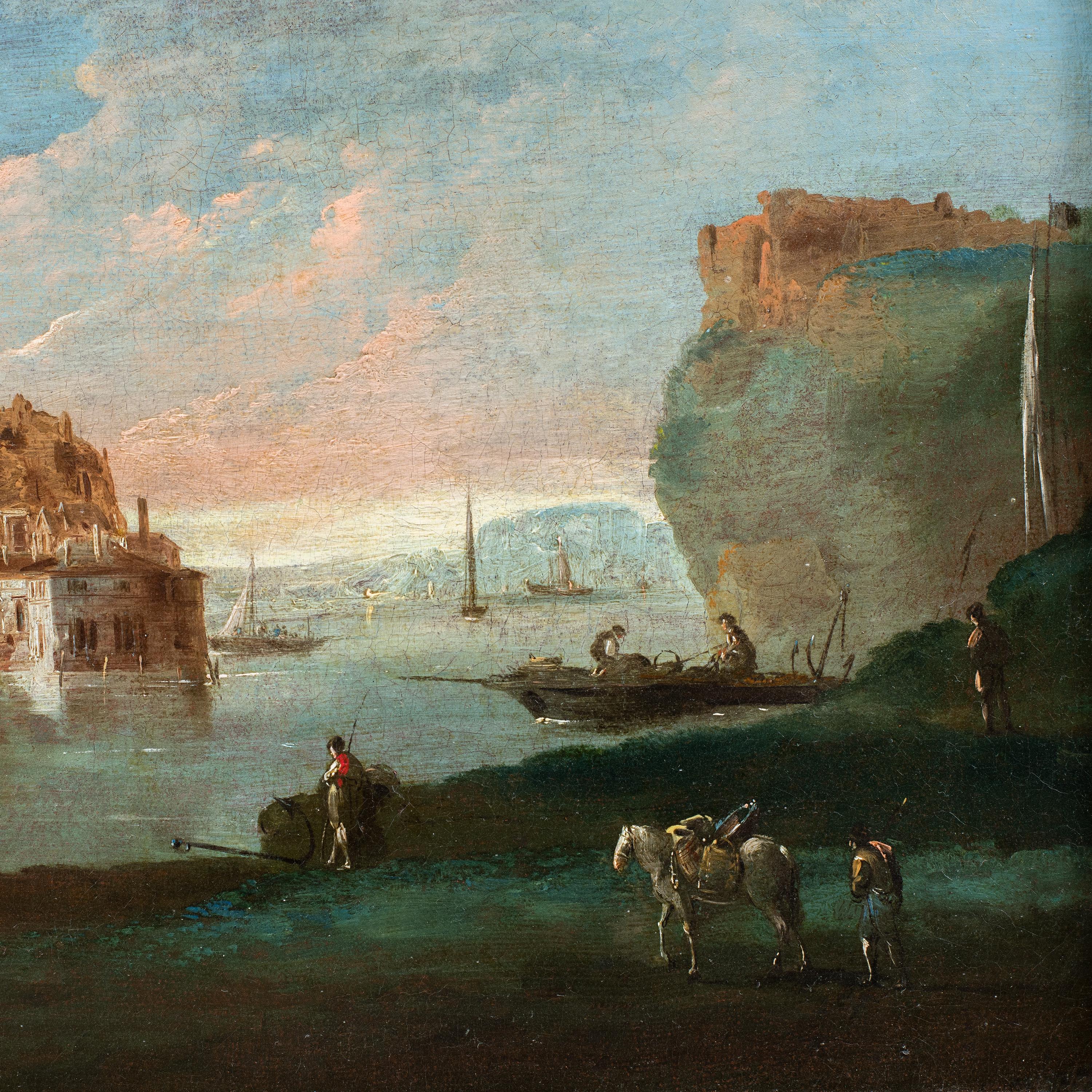 Giuseppe Bernardino Bison (Venetian master) - 18th century landscape painting For Sale 4