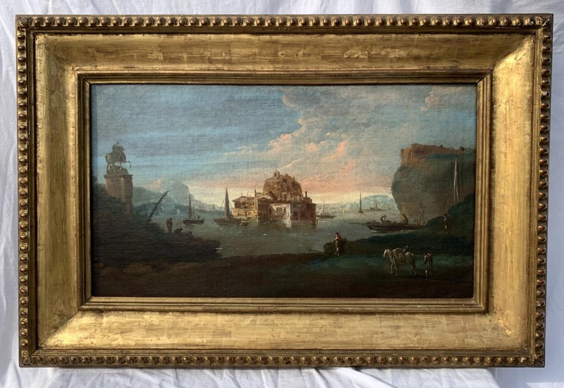 Giuseppe Bernardino Bison (Venetian master) - 18th century landscape painting For Sale 5