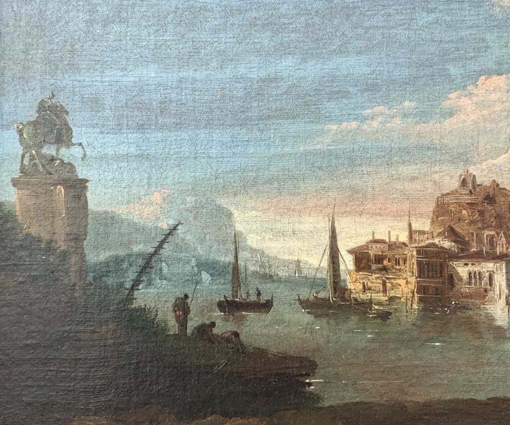 Giuseppe Bernardino Bison (Venetian master) - 18th century landscape painting For Sale 6