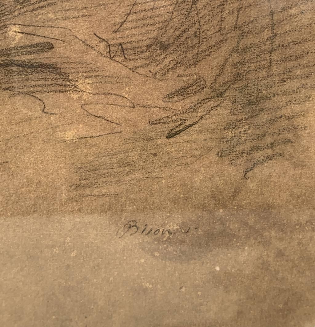 Giuseppe Bernardino Bison (Venezia) - Disegno dell'inizio del XIX secolo - Sacra Famiglia in vendita 8