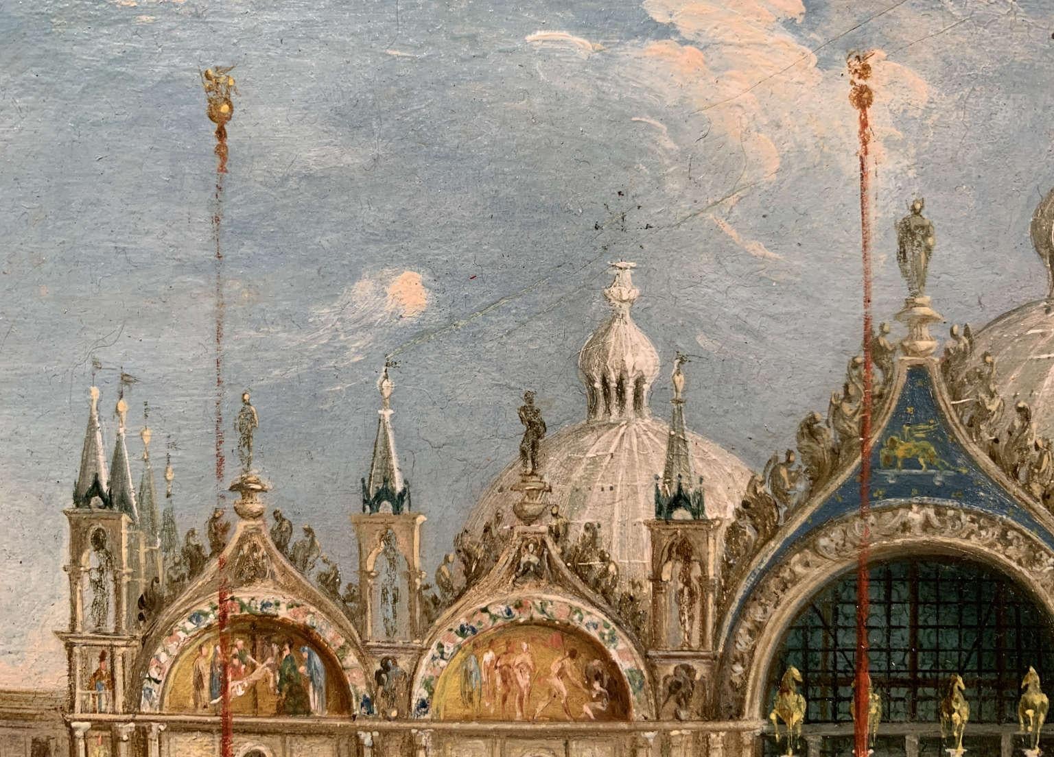 San Marco in Venice  - Painting by Giuseppe Bernardino Bison