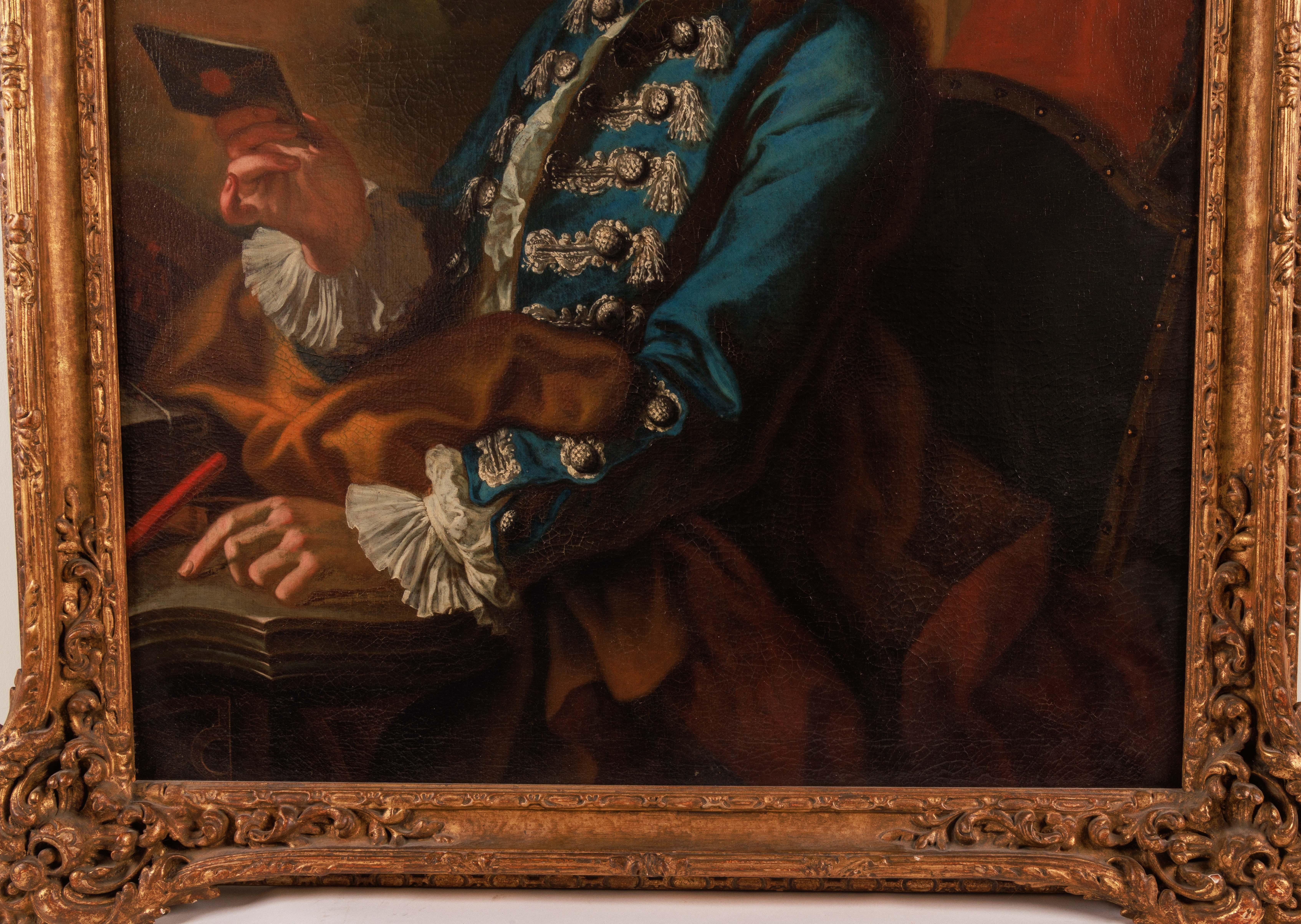 Giuseppe Bonito (italiano, 1707-1789) Un grande ritratto di gentiluomo 7