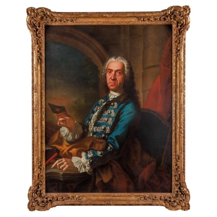 Giuseppe Bonito (Italian, 1707-1789) A Large Portrait of a Gentleman