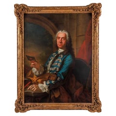 Giuseppe Bonito (Italiener, 1707-1789) Ein großes Porträt eines Gentleman