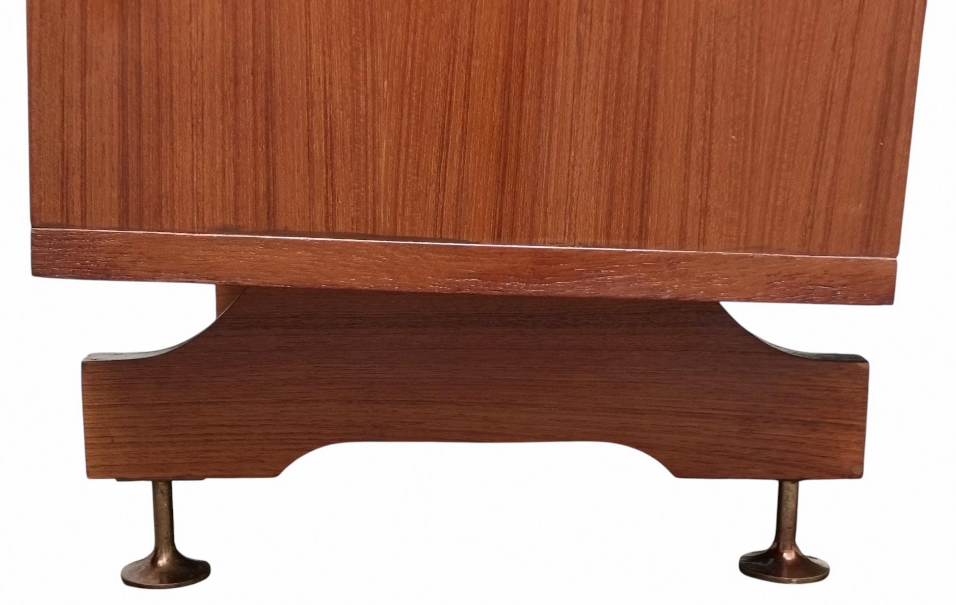 Mid-20th Century Giuseppe Brusadelli per GBL Cassettiera in Teak, Italia 1960s For Sale