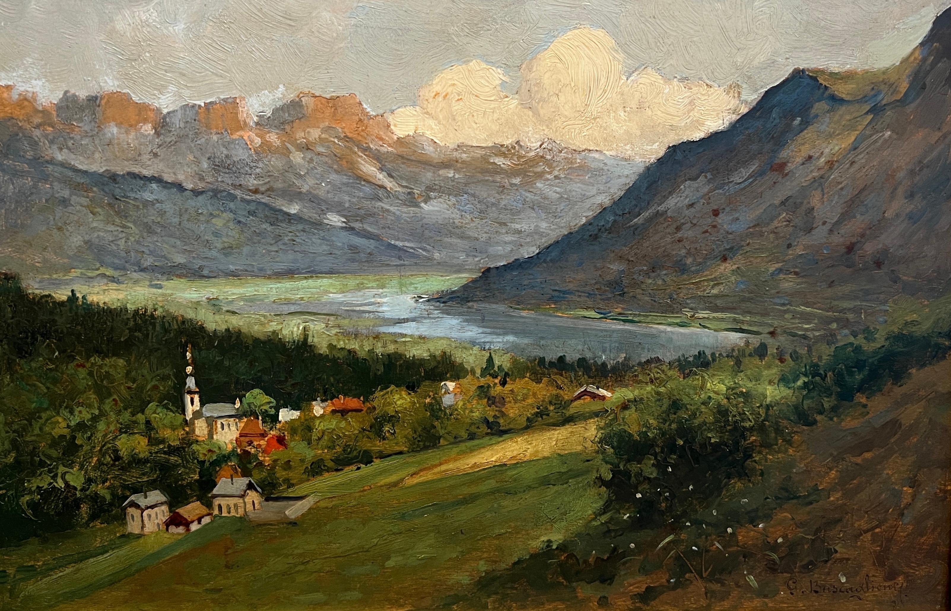 Landscape Painting di Giuseppe Buscaglione - Il paesaggio del Piemonte