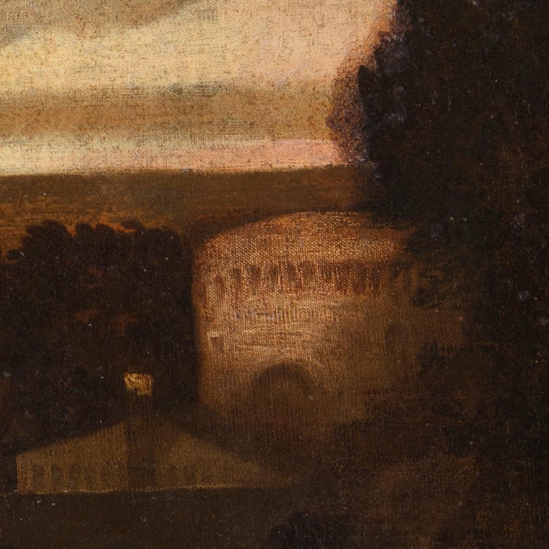 Giuseppe Caletti, „Der Hof Jester aus Dosso Dossi“, Öl auf Leinwand, 17. Jahrhundert im Angebot 3