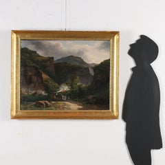 Clash between Military and Guerrillas in Spain 1840ca.