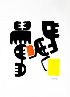 Giuseppe Capogrossi (1900–1972) - Color lithograph on paper - 1956