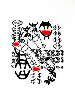 Giuseppe Capogrossi (1900–1972) - Litografia a colori su carta - 1957