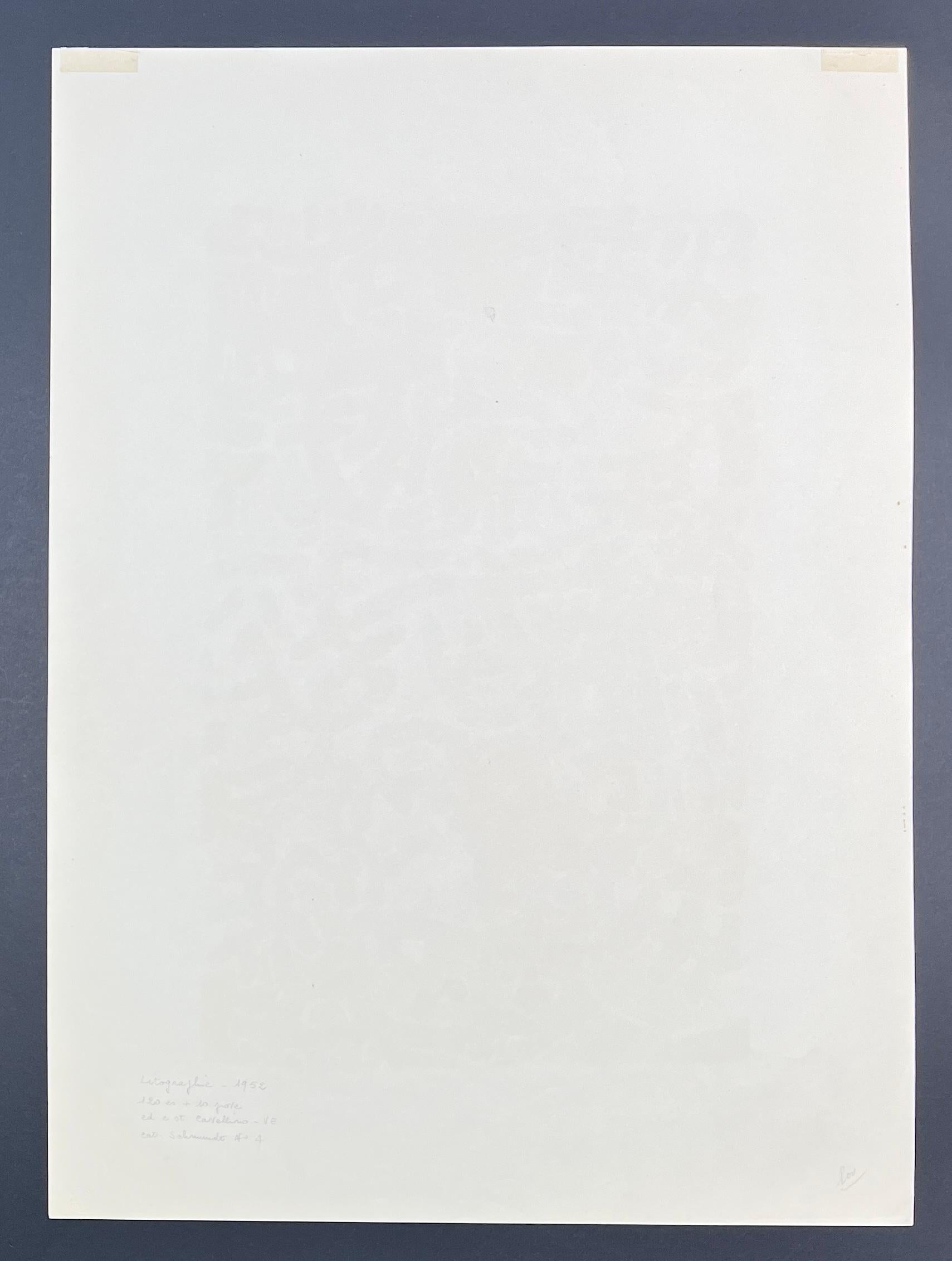 Giuseppe Capogrossi (1900-1972) - Coloured lithograph on paper - 1952 For Sale 9