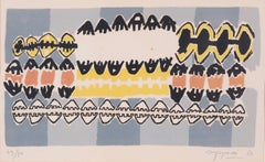 Giuseppe Capogrossi (1900-1972) - Coloured lithograph on paper - 1953