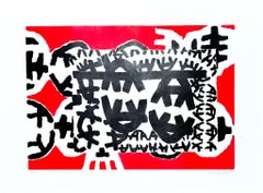 Giuseppe Capogrossi (1900–1972) - Linocut on paper - 1958