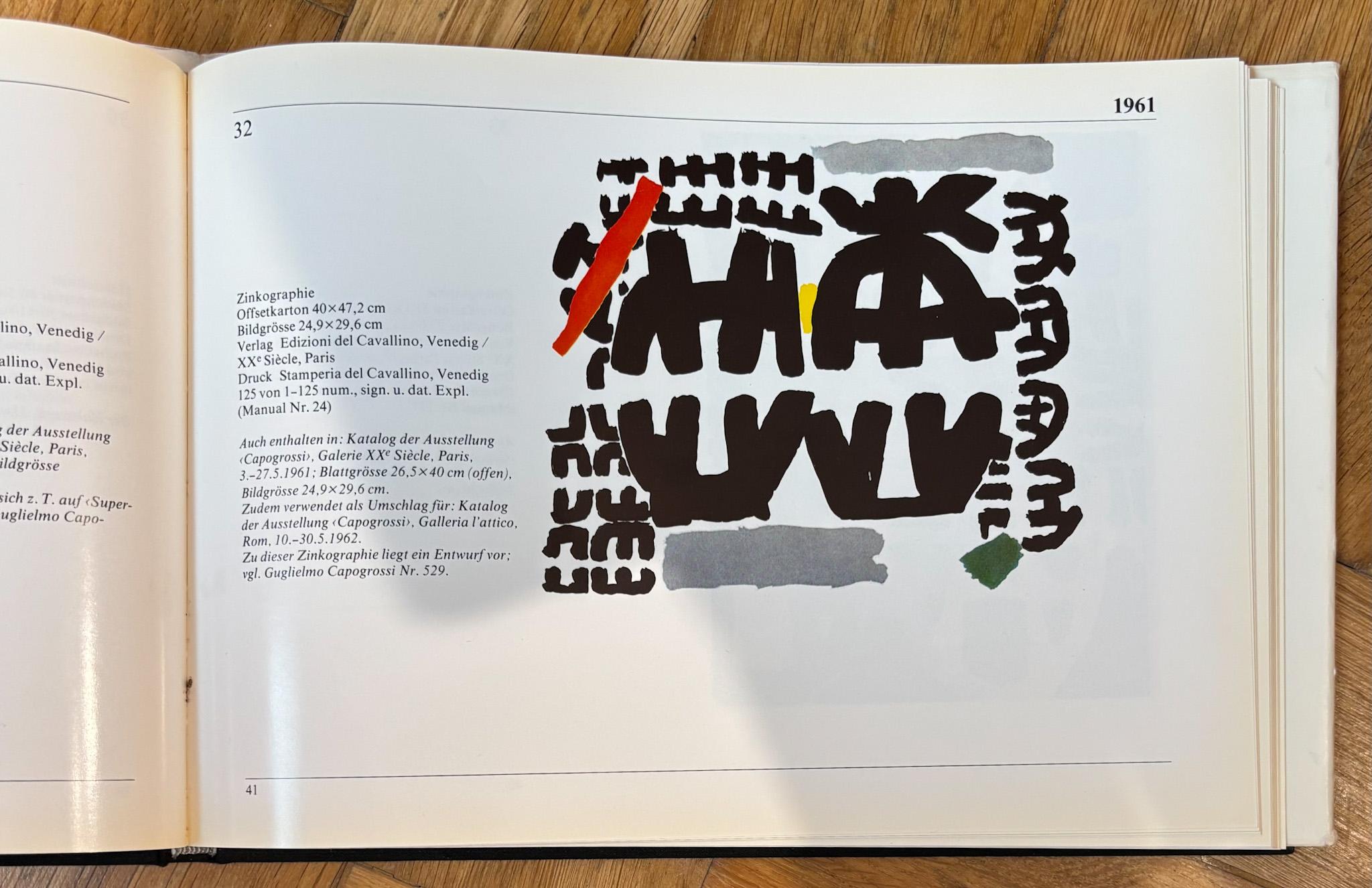 Giuseppe Capogrossi (1900–1972) - Linocut on paper - 1958 For Sale 6