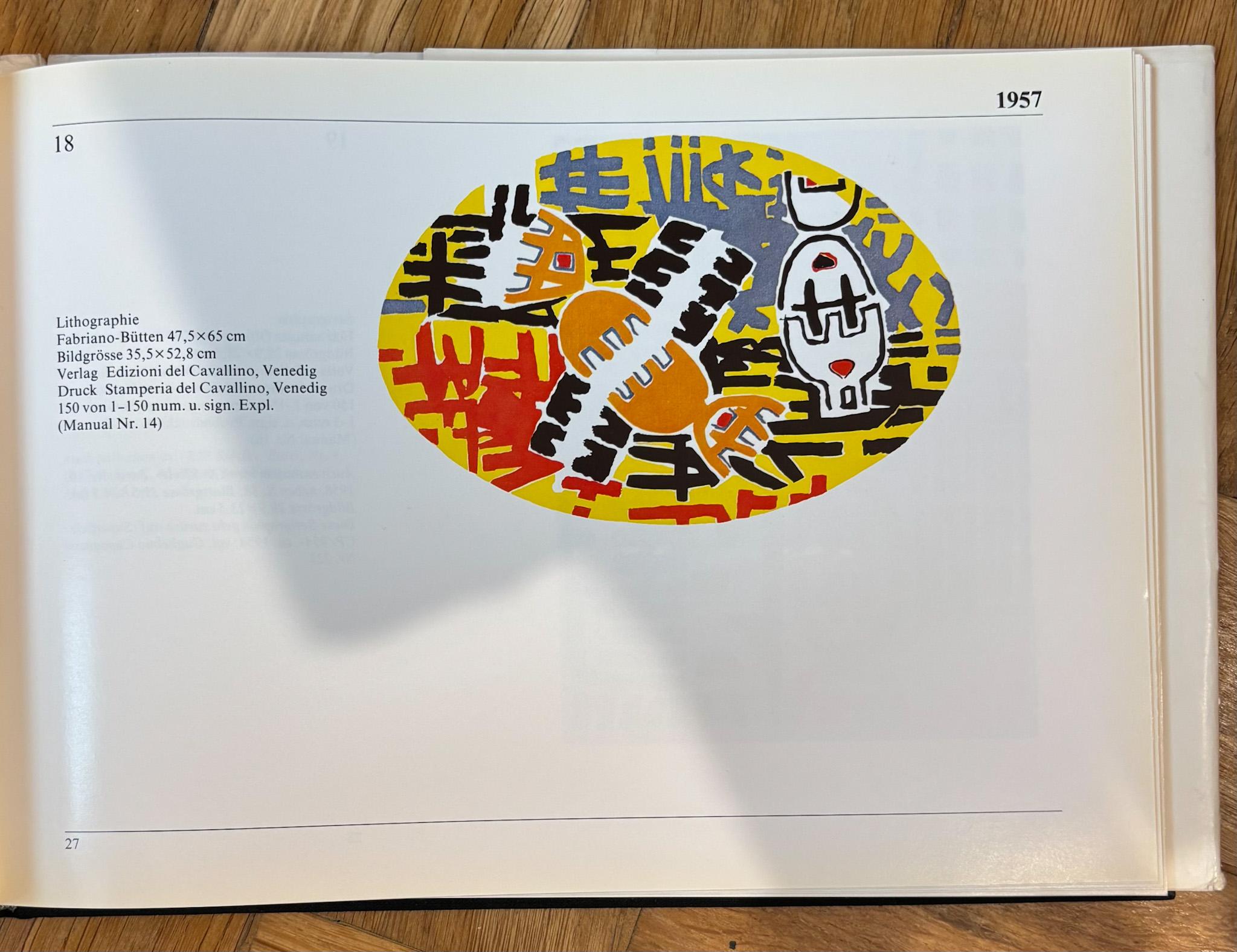 Giuseppe Capogrossi (1900–1972) - Lithograph on Fabriano paper - 1957 For Sale 6