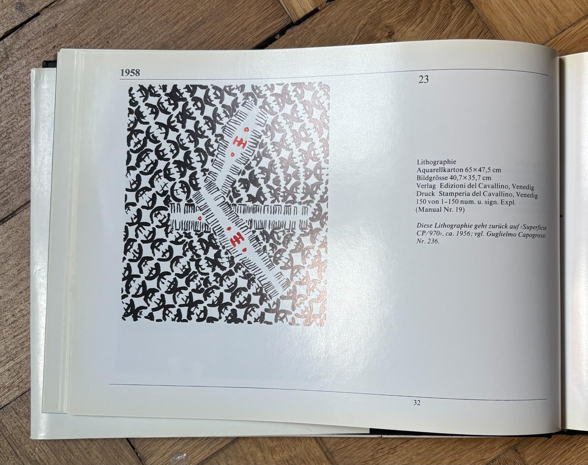Giuseppe Capogrossi (1900 - 1972) - Lithograph on paper - 1958 For Sale 2