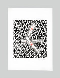 Giuseppe Capogrossi (1900 - 1972) - Lithograph on paper - 1958