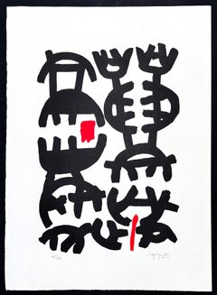 Giuseppe Capogrossi (1900–1972) - Lithography on Fabriano paper - 1957