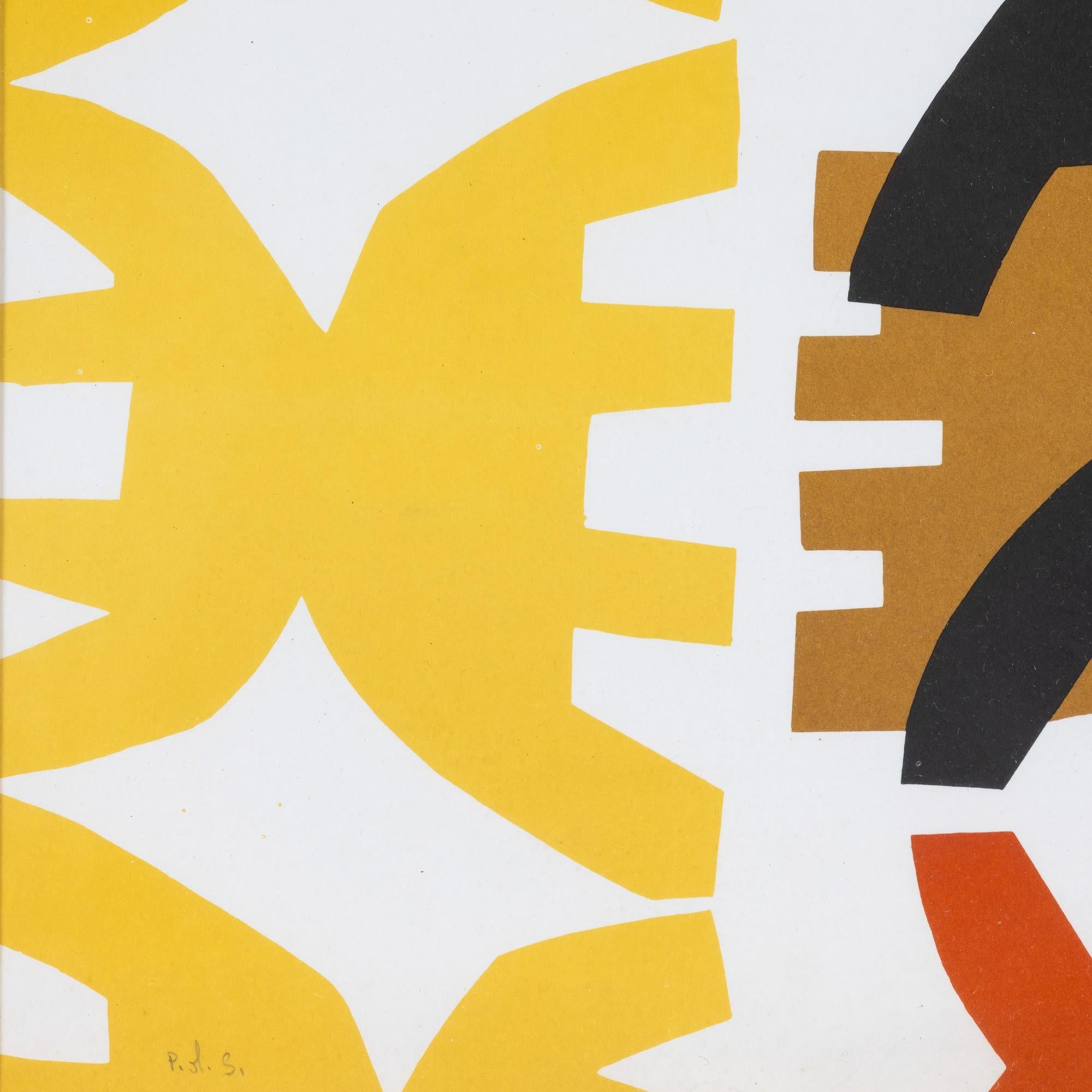 Giuseppe Capogrossi (1900–1972) - Quarzo N. 3 - lithograph on paper - 1970 For Sale 2