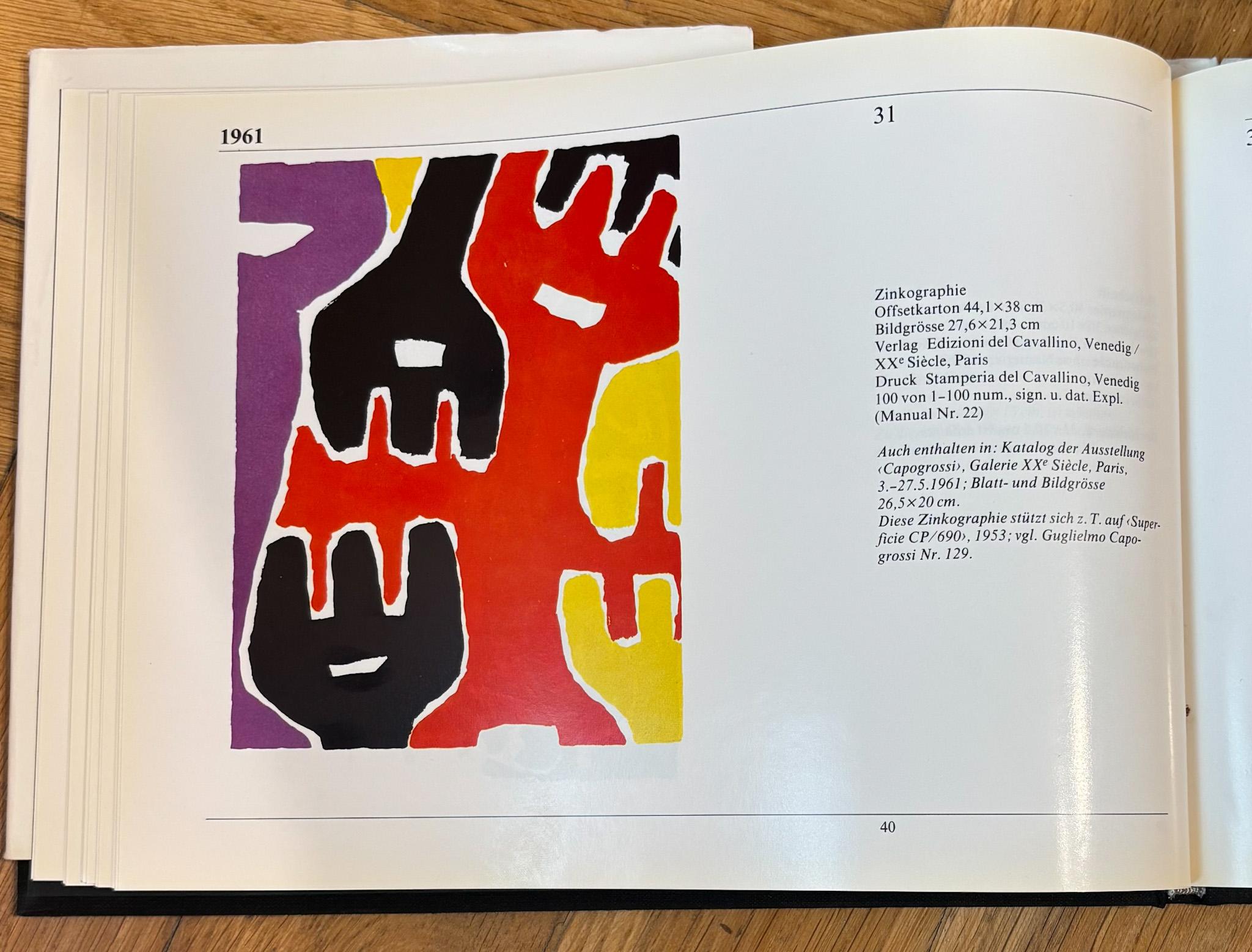 Giuseppe Capogrossi (1900–1972) - Zincography on paper - 1961 For Sale 6