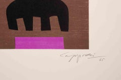 Untitled - Lithograph by Giuseppe Capogrossi - 1965