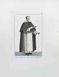 Antique The Father Master of the Sacred Apostolic Palace by Giuseppe Capparoni - 1827