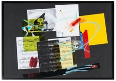 Untitled, 1980, Collage, Pittura, Spartiti musicali, performance art