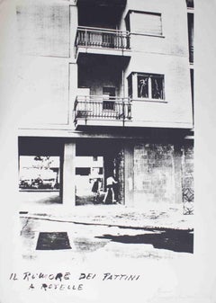 Il Rimore dei Pattini a Rotelle - Offset de Giuseppe Chiari - 1974