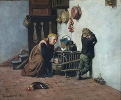 Preparation of the meal and punished child