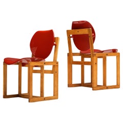 Giuseppe Davanzo Pair of Dining Chairs 'Serena' 