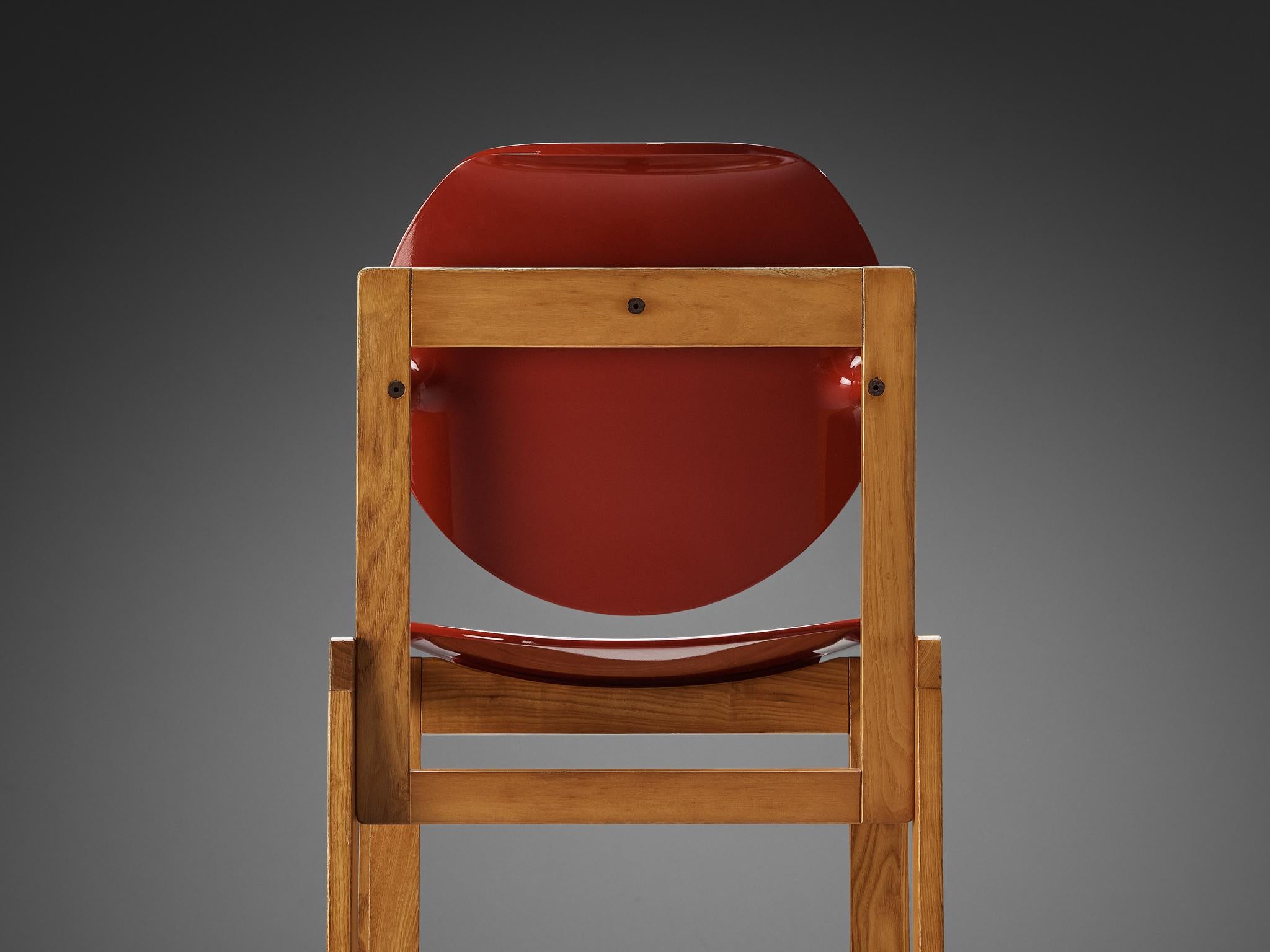 Italian Giuseppe Davanzo 'Serena' Dining Chair in Ash  For Sale