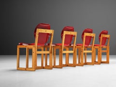 Giuseppe Davanzo Set of Four 'Serena' Dining Chairs in Ash