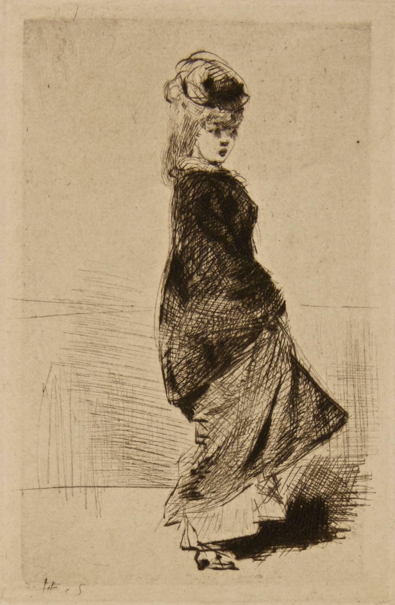 Giuseppe De Nittis Figurative Print - Model