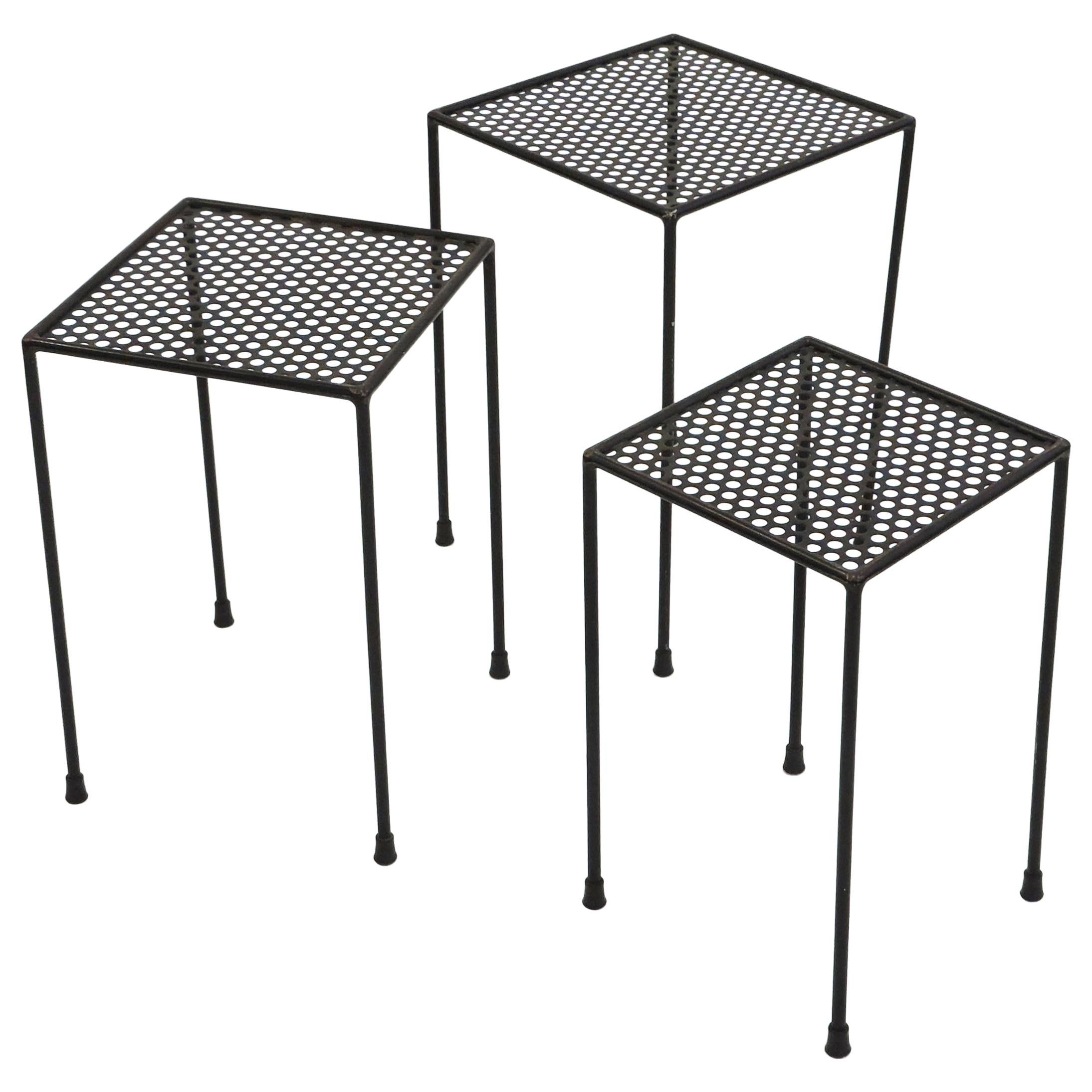 Giuseppe De Vivo Nesting Tables, Italy, 1950s For Sale