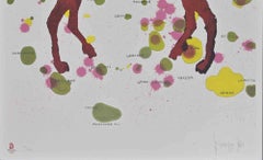 Boxeurs - Lithographie de Giuseppe Gallo - 2008