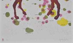 Boxeurs - Lithographie de Giuseppe Gallo - 2008